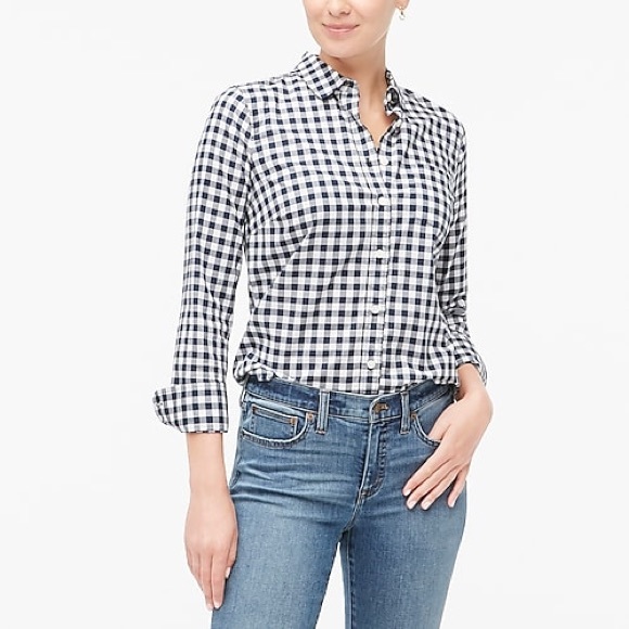 J. Crew gingham shirt - Picture 1 of 6